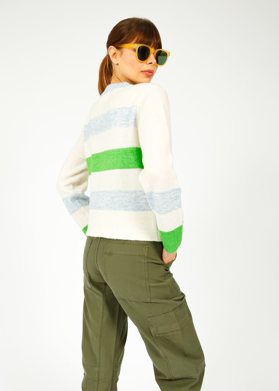 Women Selected Femme Knitwear | Slf Lipka Knit In Birch, Green