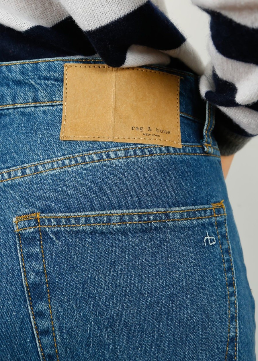 Women Rag & Bone Jeans | R&B Rosa Mid Rose Boyfriend In Jinx