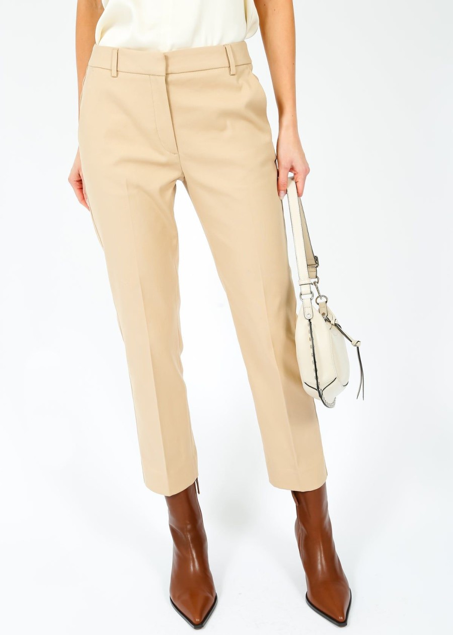 Women Weekend MaxMara Trousers | Mm Vite Trousers In Sand