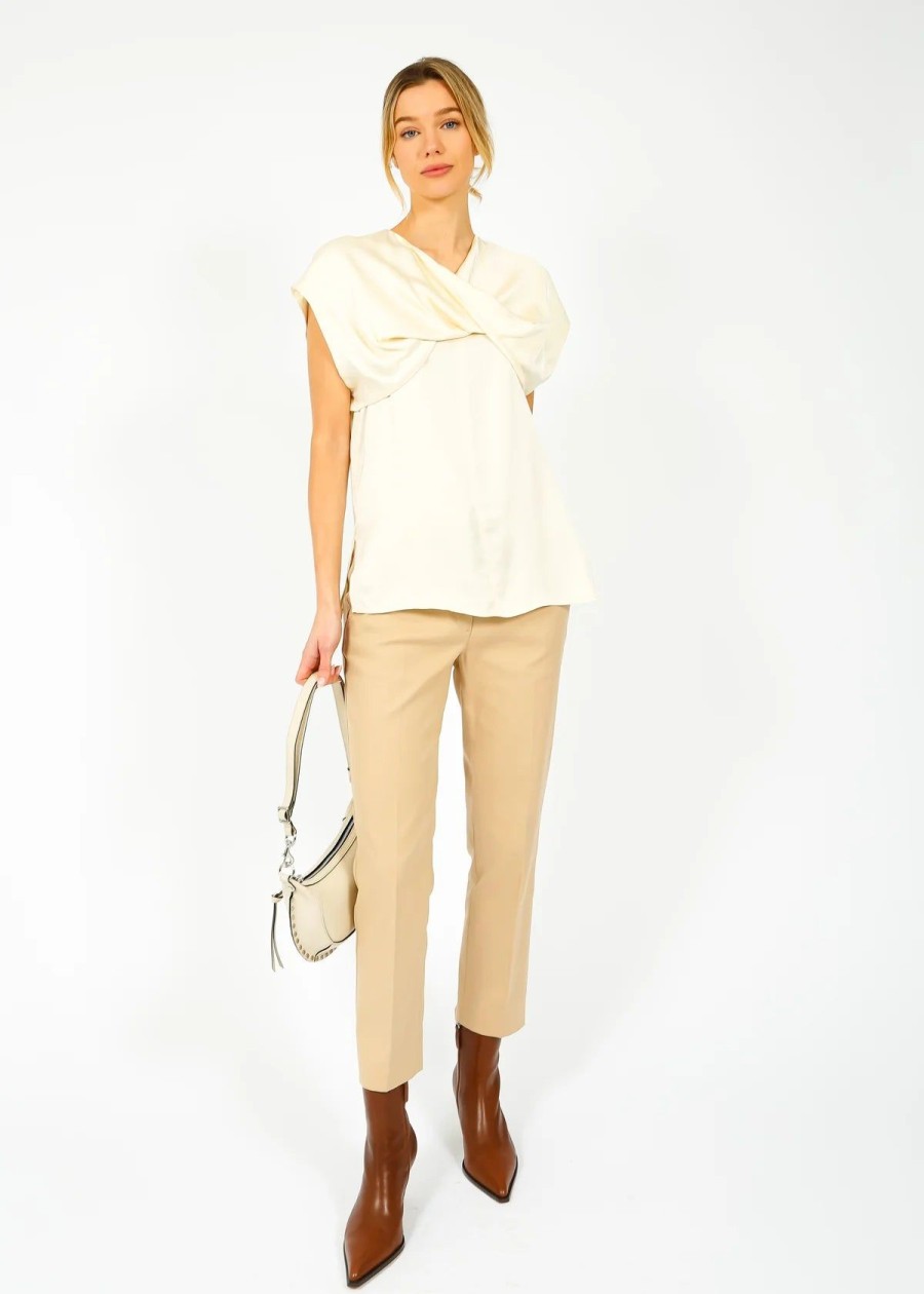Women Weekend MaxMara Trousers | Mm Vite Trousers In Sand