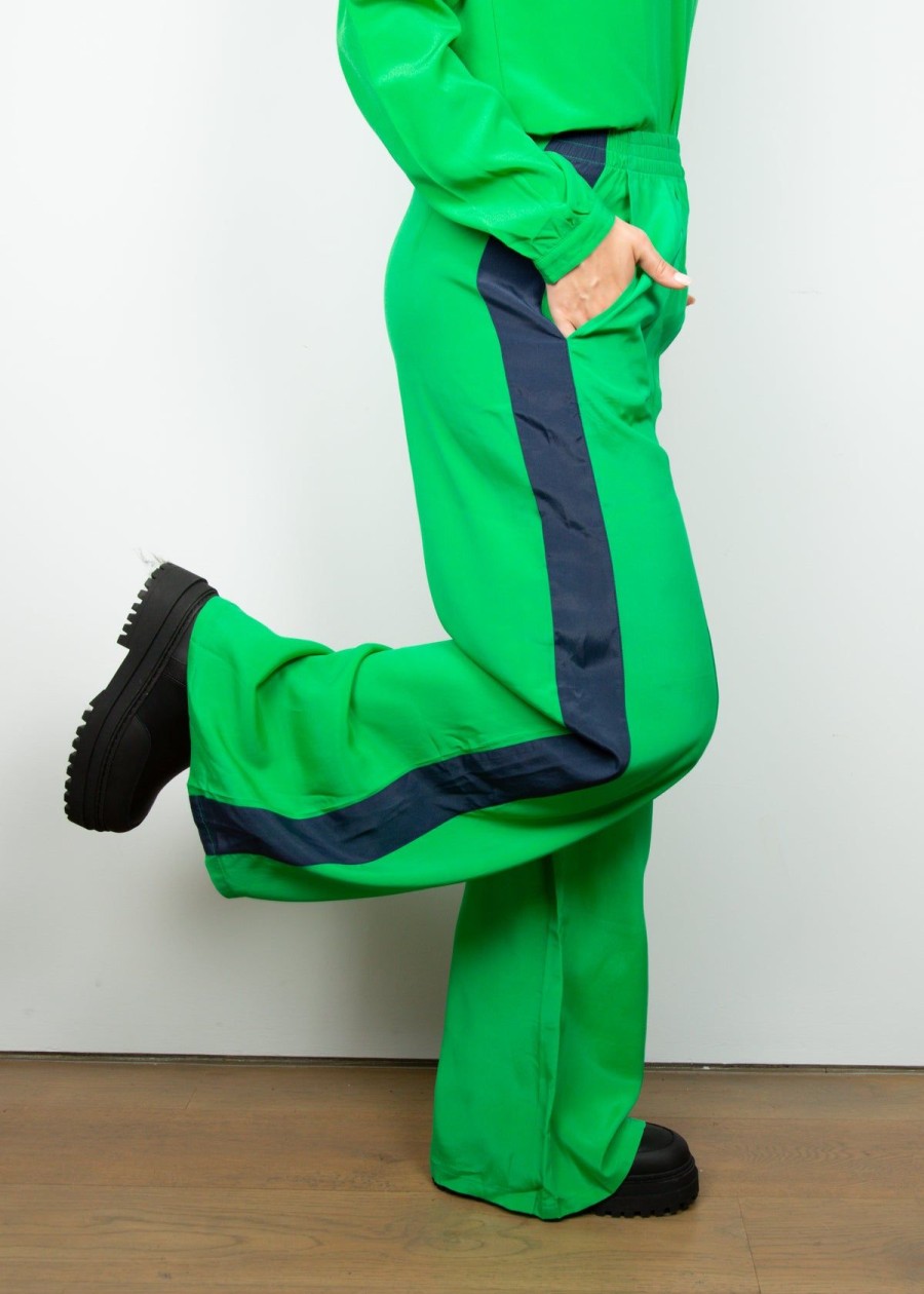 Women Primrose Park London Trousers | Ppl Kylie Trousers In Bright Green
