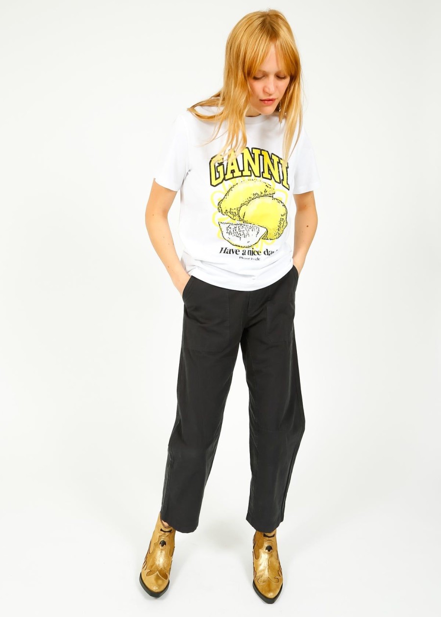 Women Rag & Bone Trousers | R&B Leyton Workwear Pant In Black
