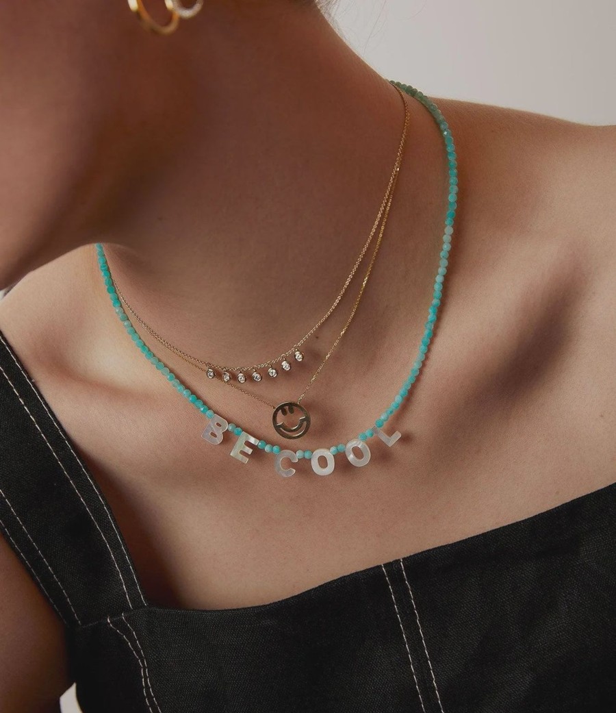 Women Roxanne First Jewellery | Rf Have A Nice Day Necklace In Gold