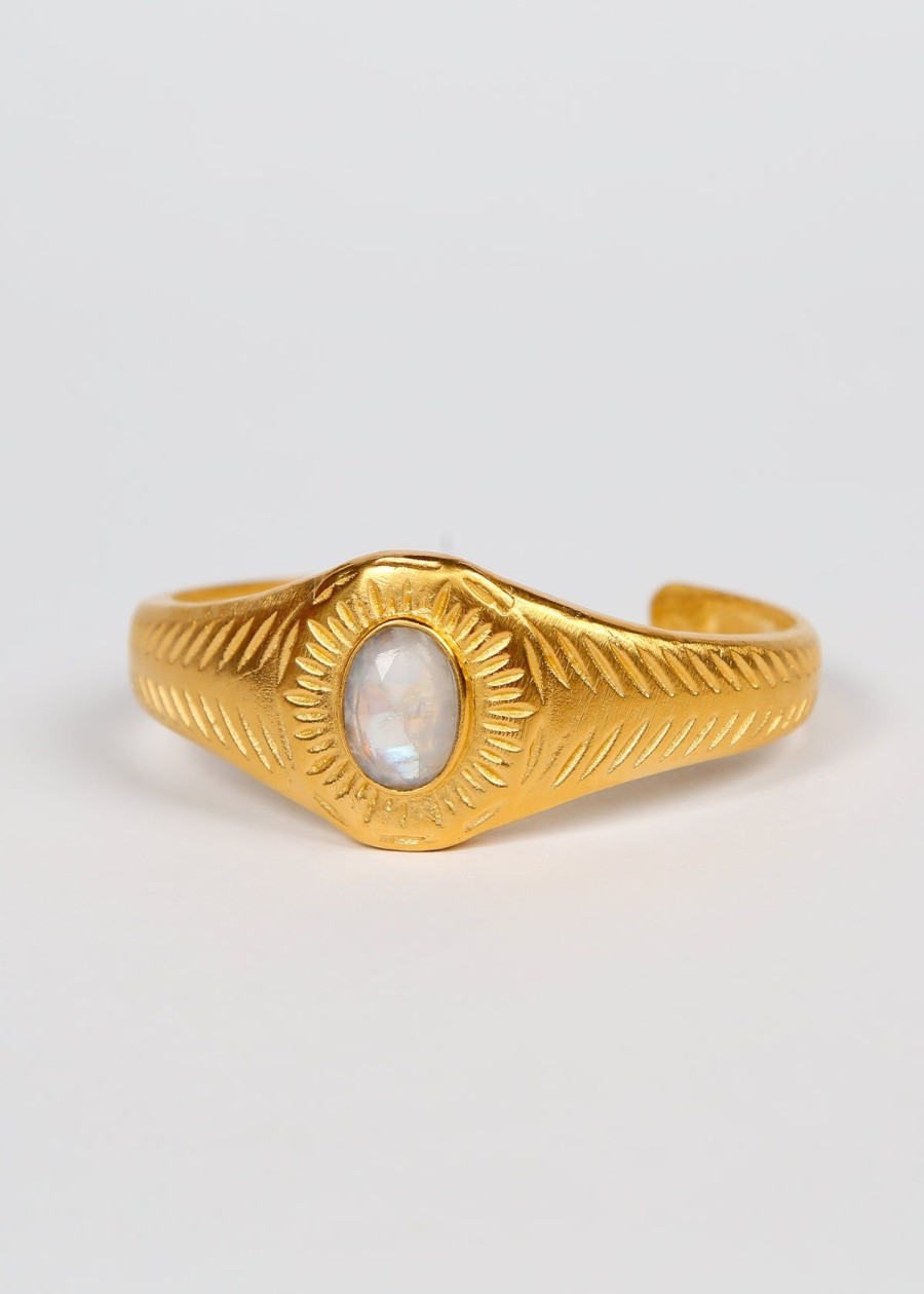 Women Hanka Jewellery | Hanka Osiris Bangle In Moonstone