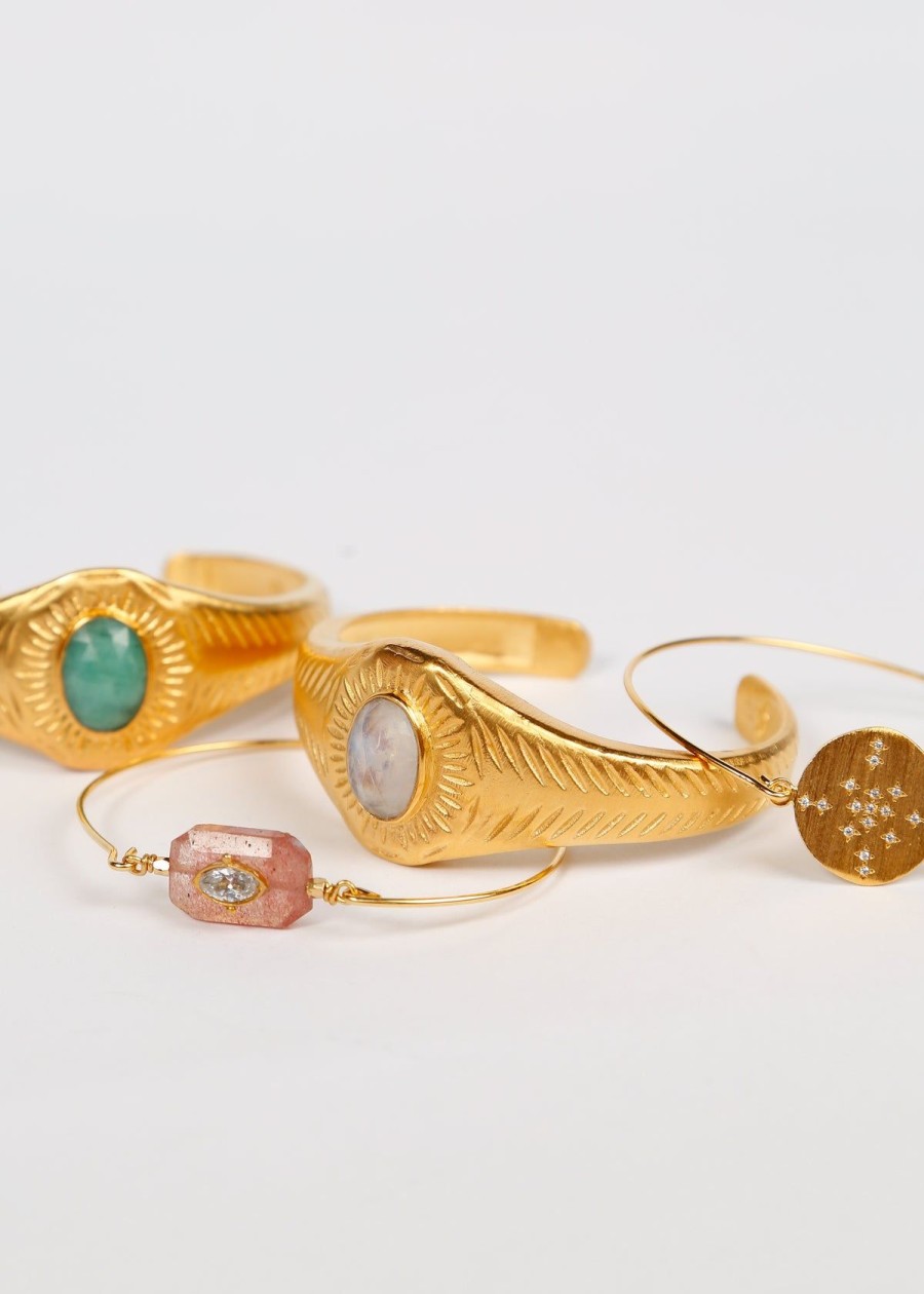 Women Hanka Jewellery | Hanka Osiris Bangle In Moonstone