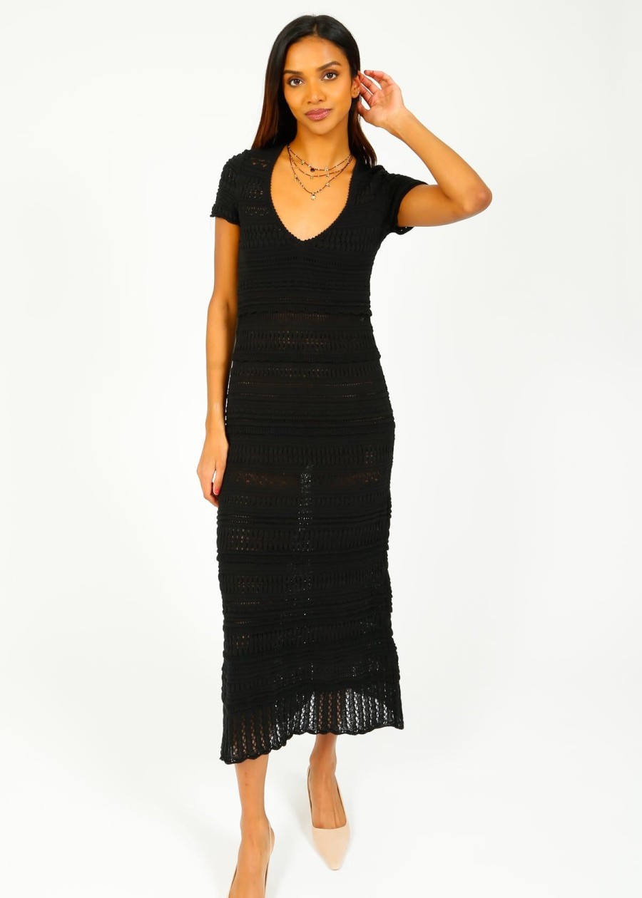 Women Marant Etoile Dresses | Im Jinny Dress In Black