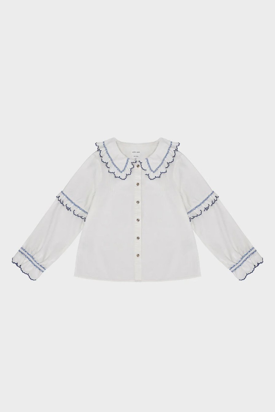 Women Seventy+Mochi Tops | S&M Phoebe Blouse In Ecru