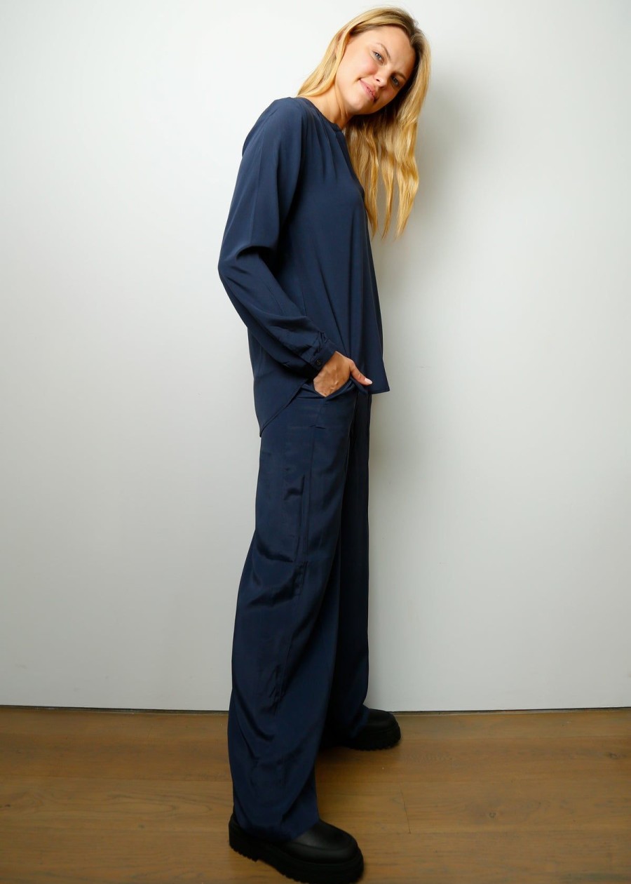 Women Primrose Park London Trousers | Ppl Kylie Trousers In Pageant Blue