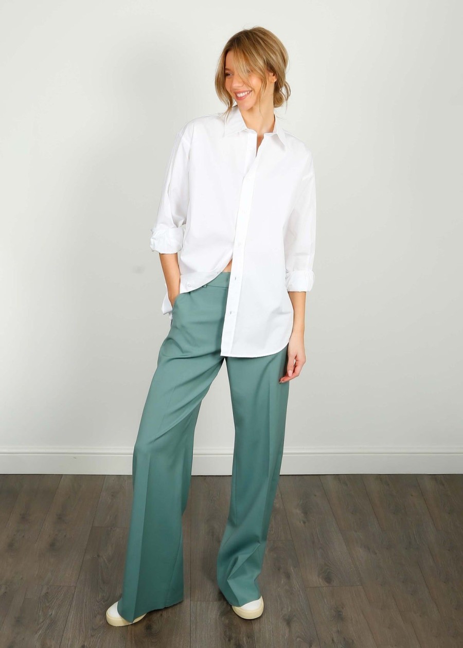 Women PARK Tops | Park Cotton Shirt In White