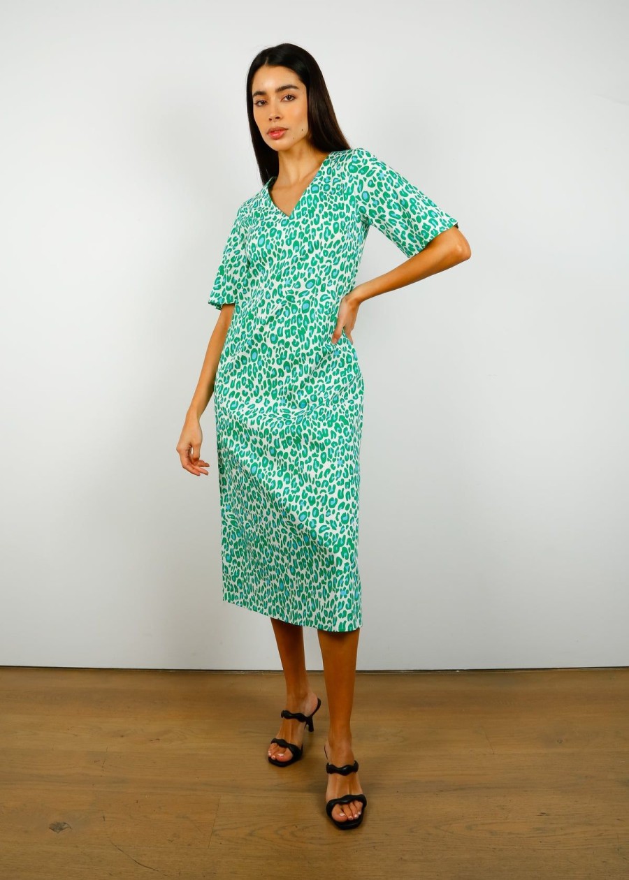 Women Primrose Park London Dresses | Ppl Grace Dress In Leo 02 In Green