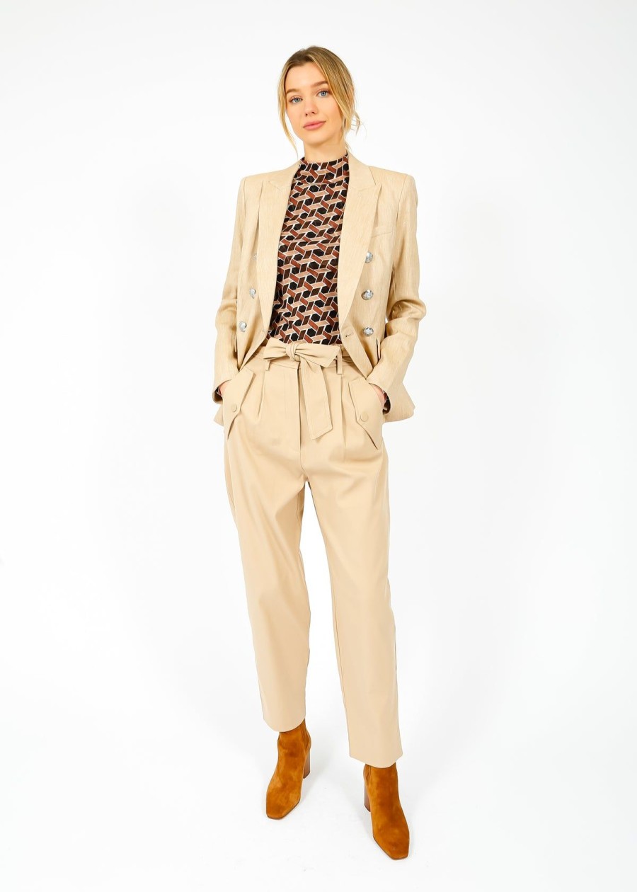 Women Weekend MaxMara Trousers | Mm Occhio Trousers In Sand