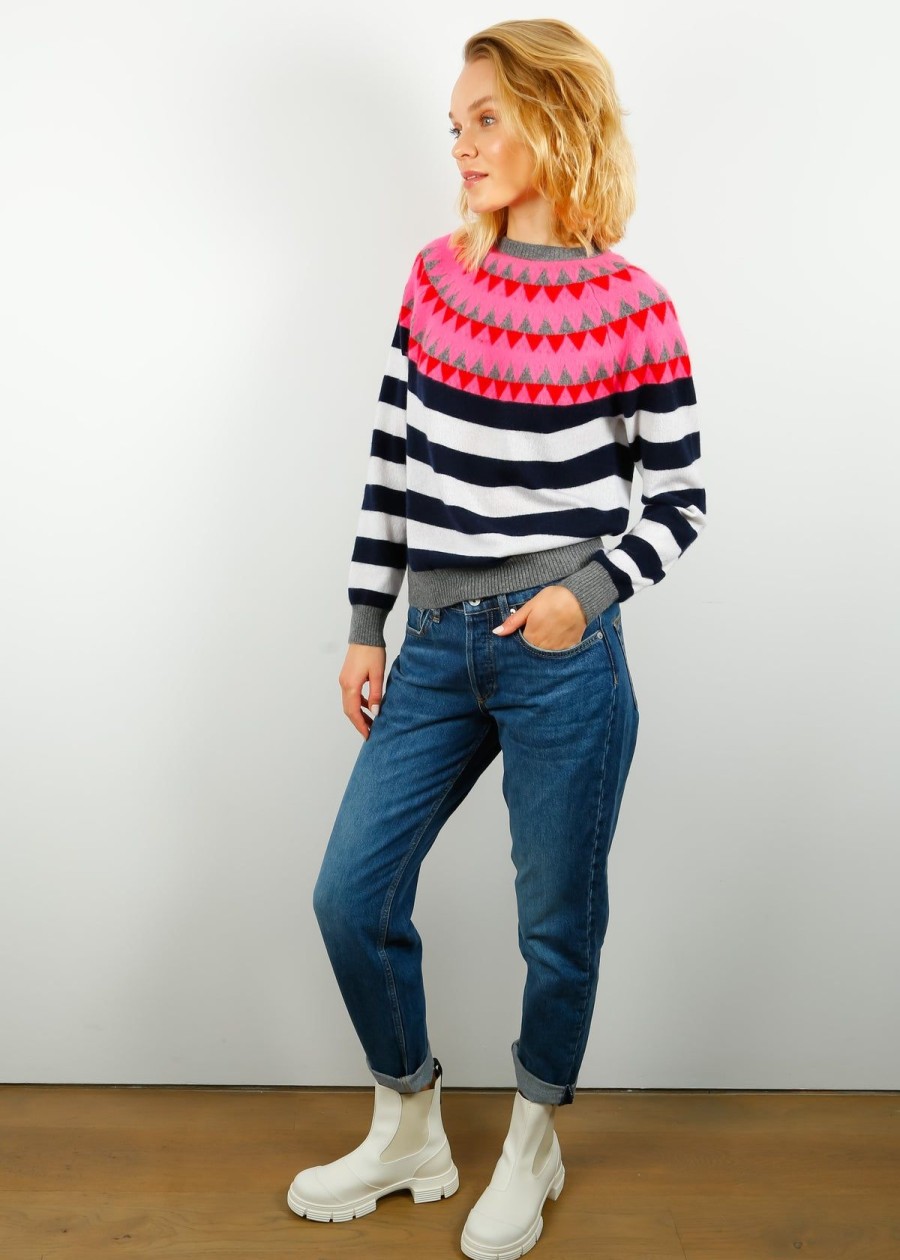 Women Rag & Bone Trousers | R&B Rosa Mid Rose Boyfriend In Jinx
