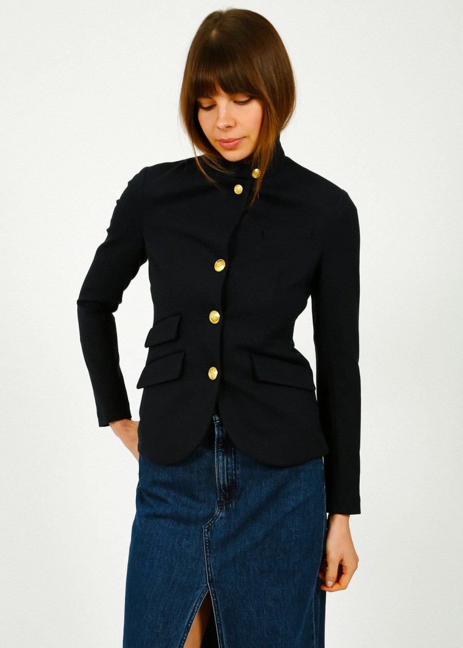 Women Rag & Bone Jackets | R&B Slade Ponte Blazer In Salute