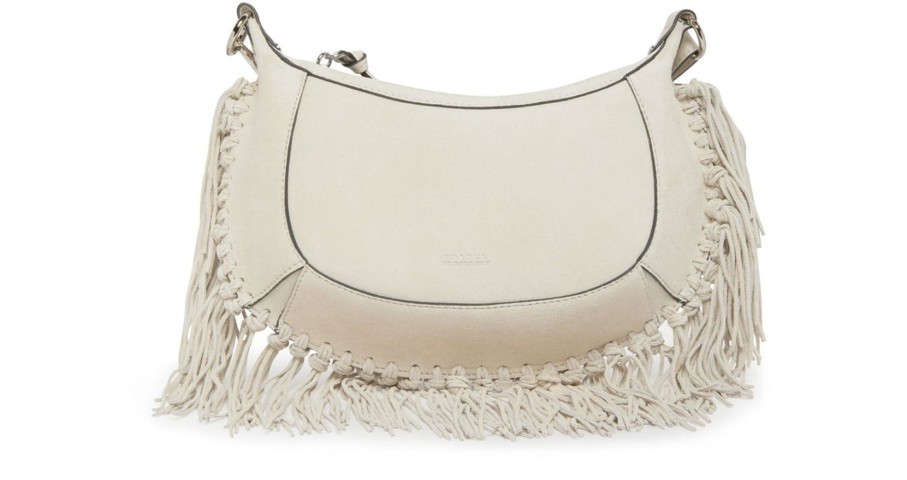 Women Isabel Marant Bags | Im Oskan Moon Fringed Bag In Chalk