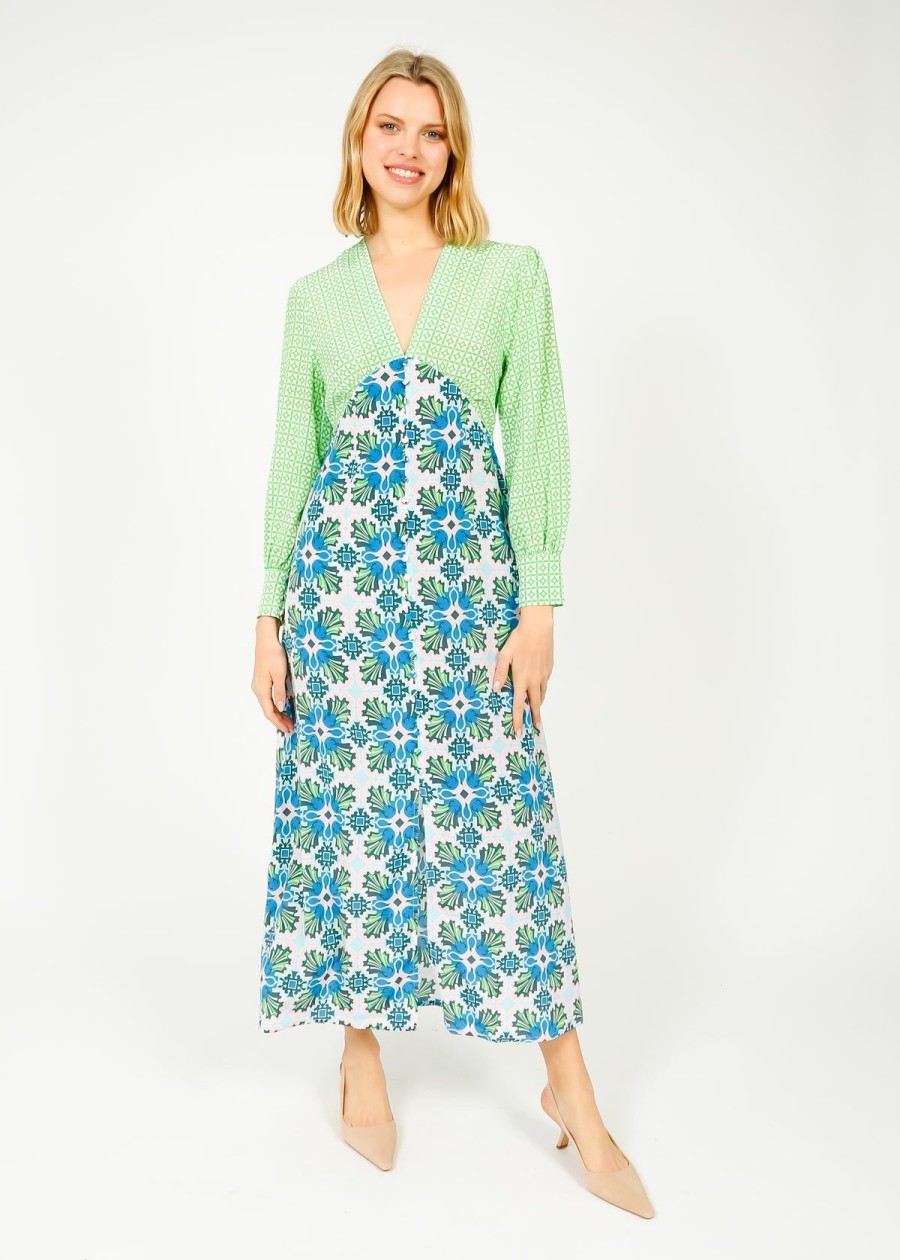 Women Primrose Park London Dresses | Ppl Opal Dress In Tile 01, Shell 01