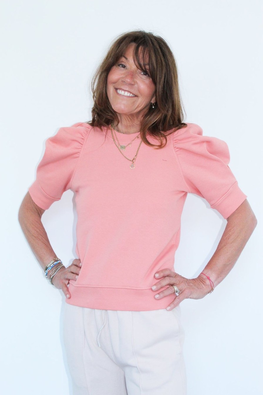 Women Second Female Loungewear | Sec.F Miami Sweat Tee In Crabapple