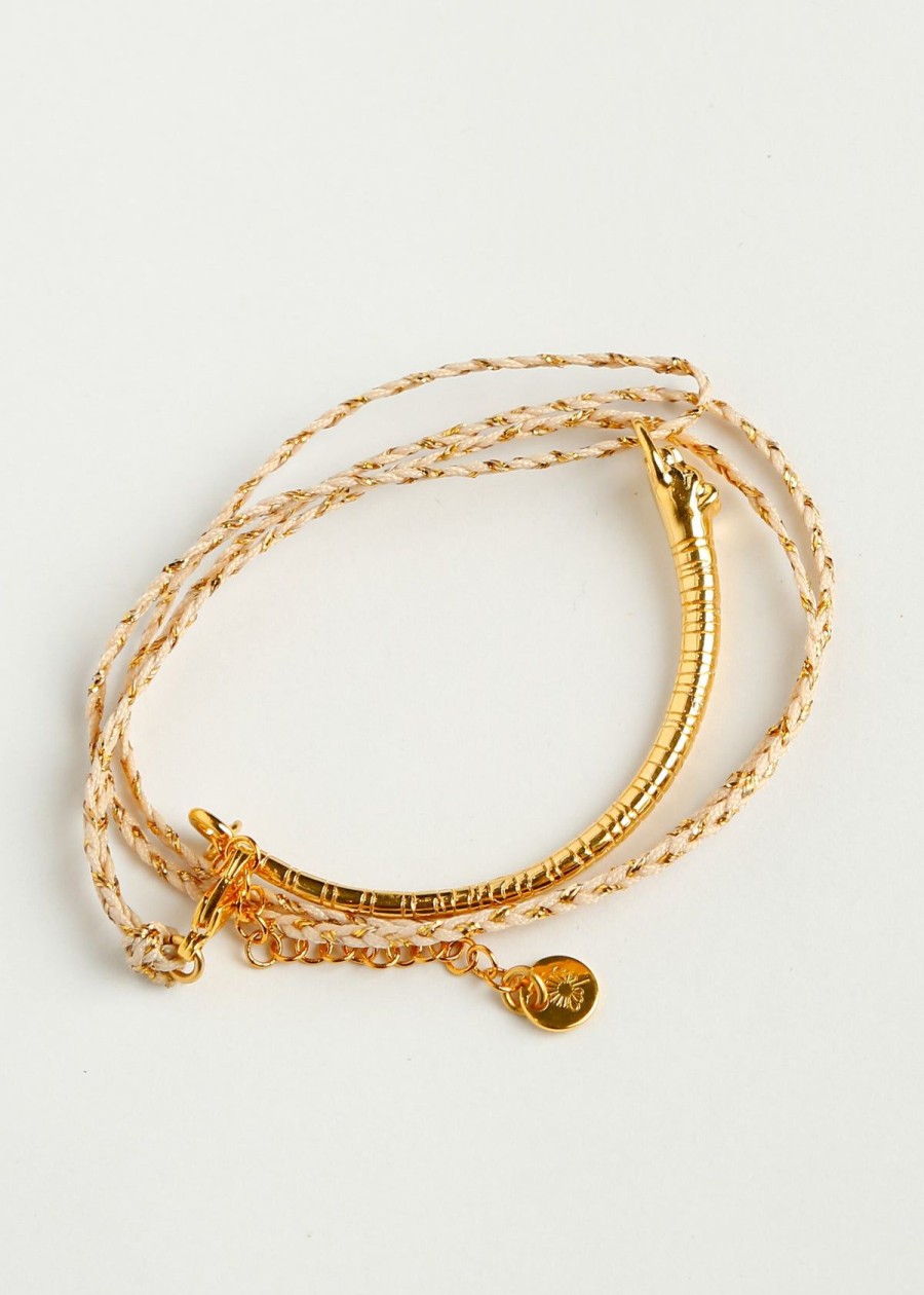 Women Louise Hendricks Jewellery | Lh Tina Bracelet In Ecru