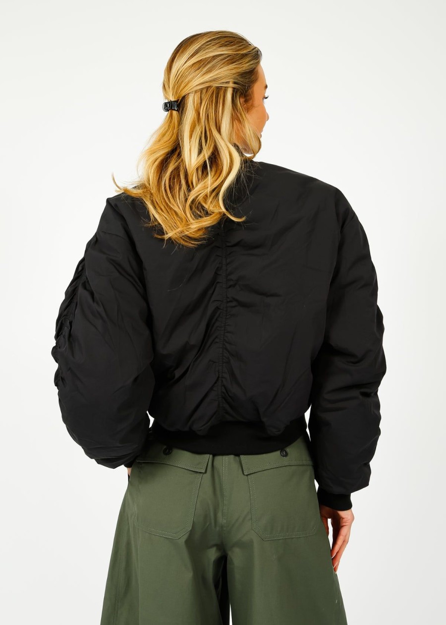 Women Marant Etoile Jackets | Im Bessime Jacket In Faded Black