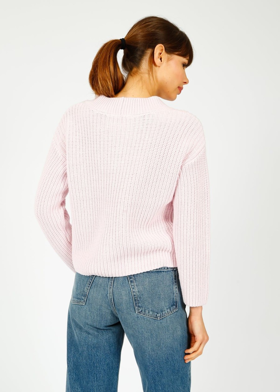 Women Selected Femme Knitwear | Slf Selma Knit In Cradle Pink